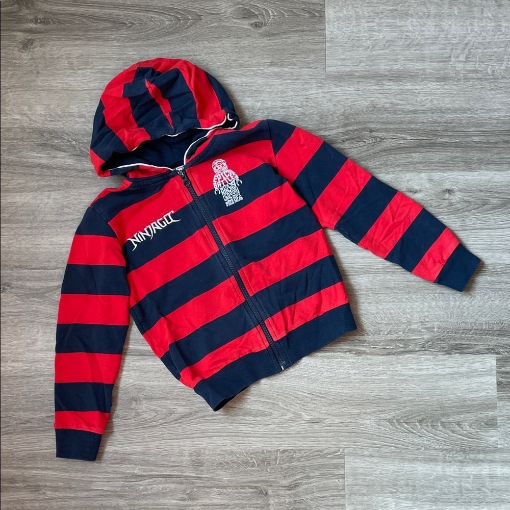 Lego Ninjago little boys zip up jacket with hood